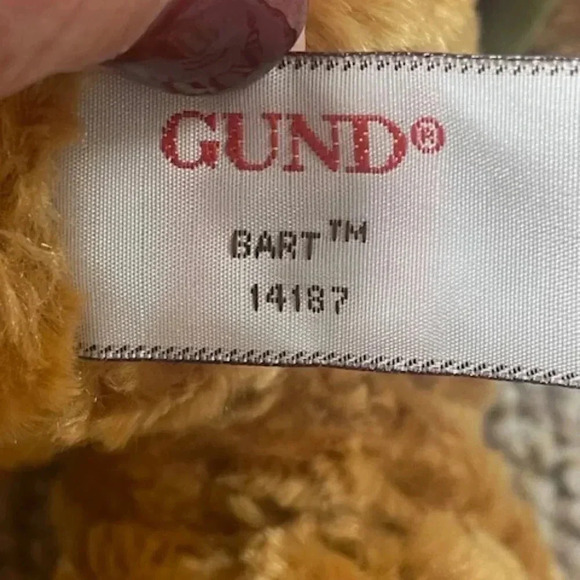 Gotta Getta GUND "Bart" Bear Plush #14187 Bird Watcher with tags - Picture 7 of 7